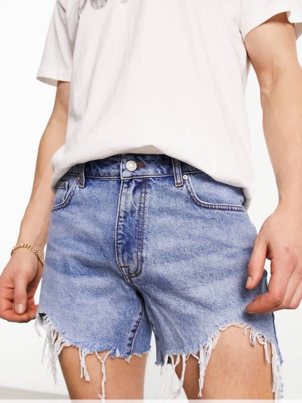 Men's ASOS cutoff Jorts